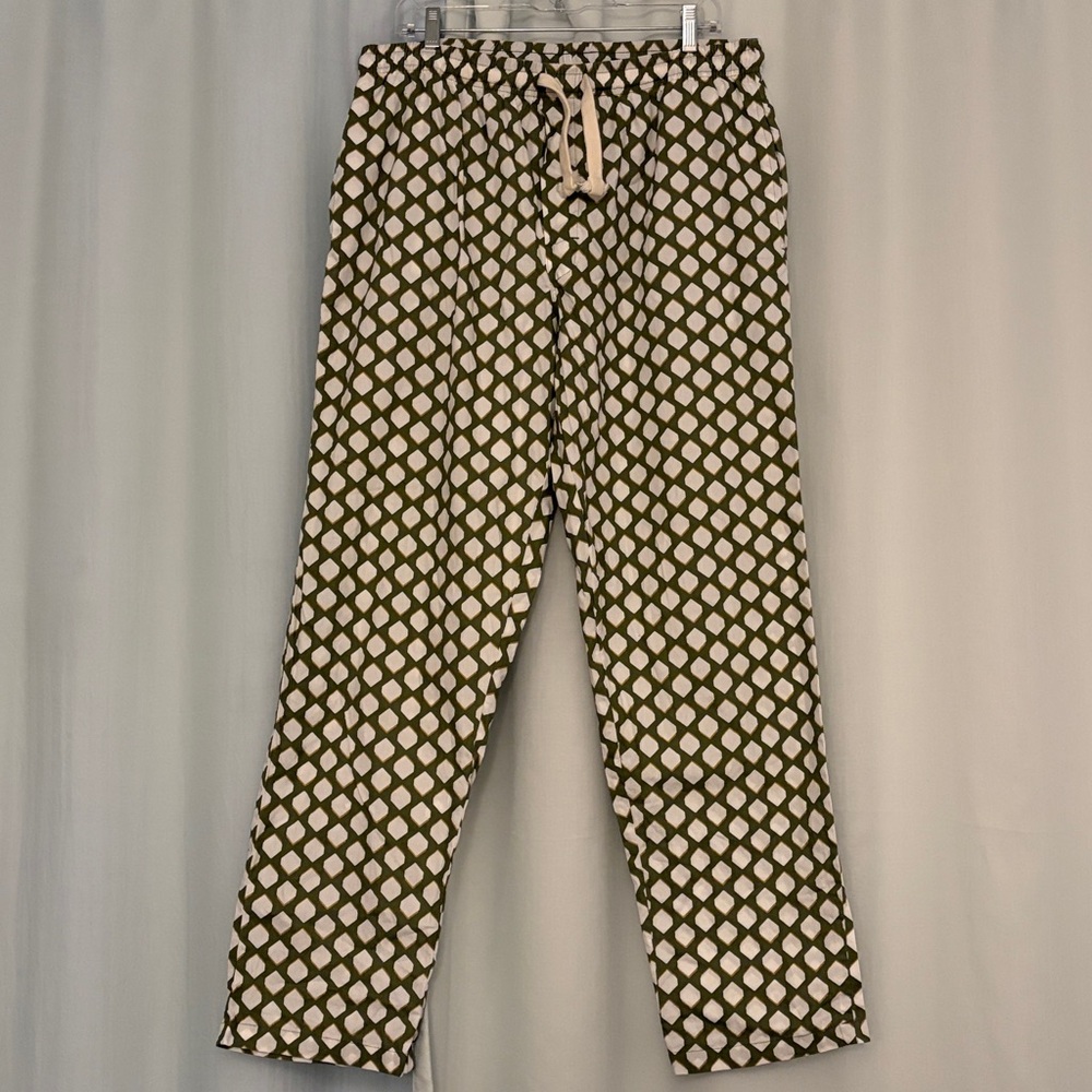 3 for $25! Majestic International‎ Men's Cotton Geometric Pattern Pajama Pants,L